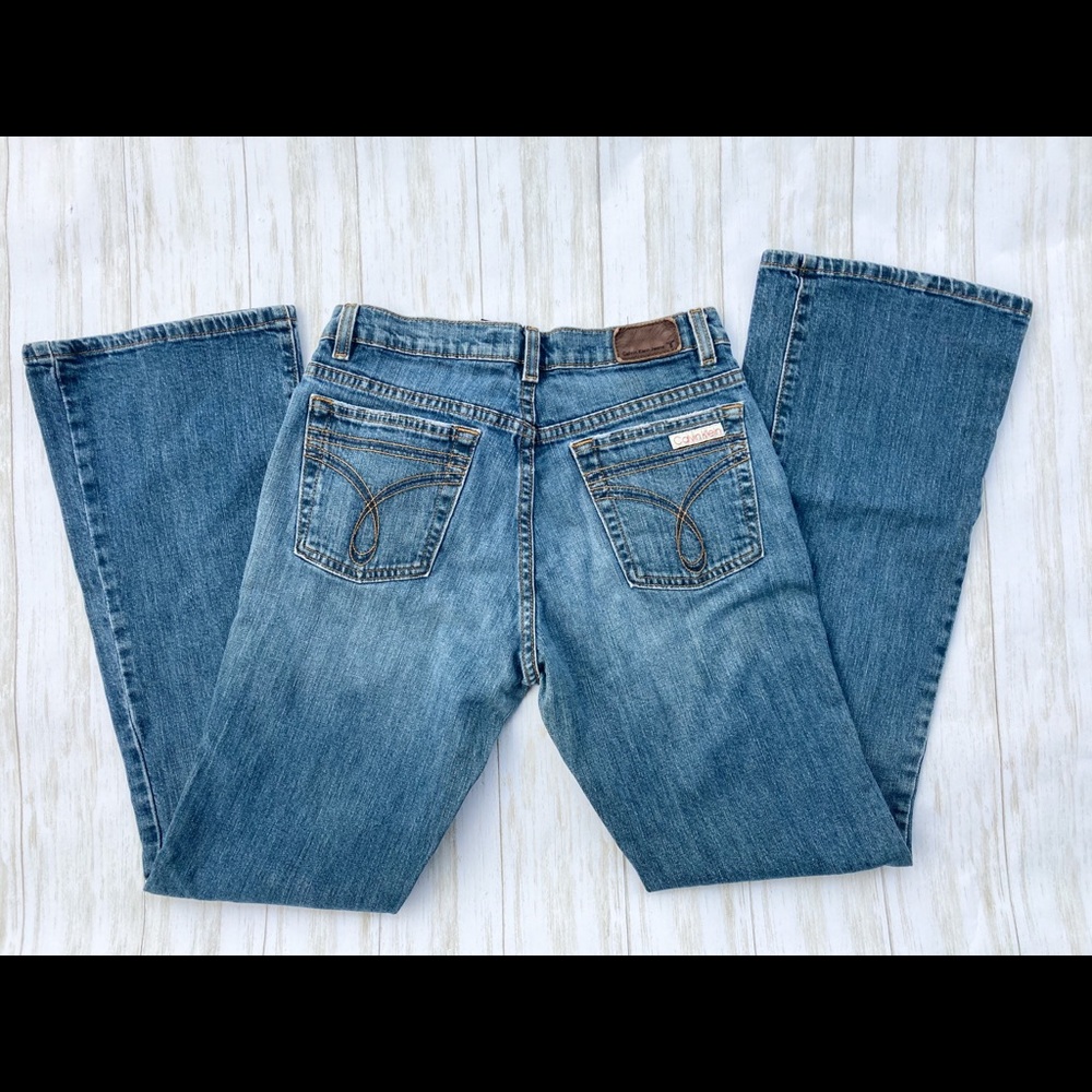 Calvin Klein Jeans size 4 flare jeans